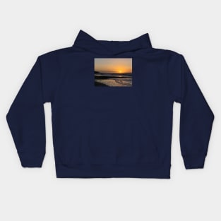 beach sunset Kids Hoodie